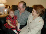 Angeline Marie with Orlando and Maria Teresa while visiting